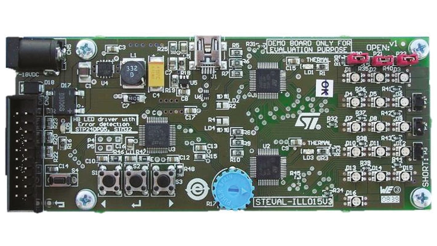 STMicroelectronics STEVAL-ILL015V3, Evaluation Board for LED2472G