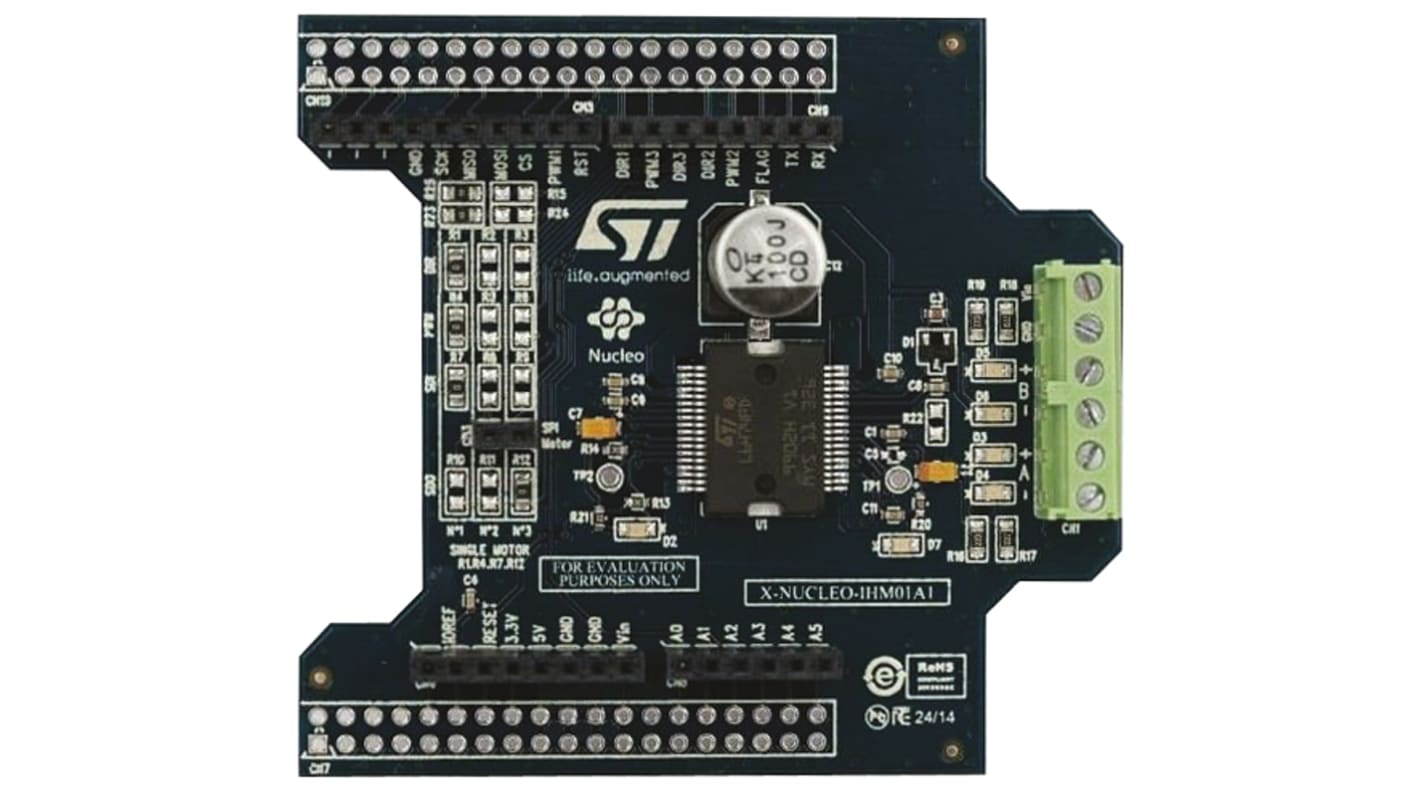 Placa de evaluación Driver de motor de paso a paso STMicroelectronics X-Nucleo-IHM - X-NUCLEO-IHM01A1