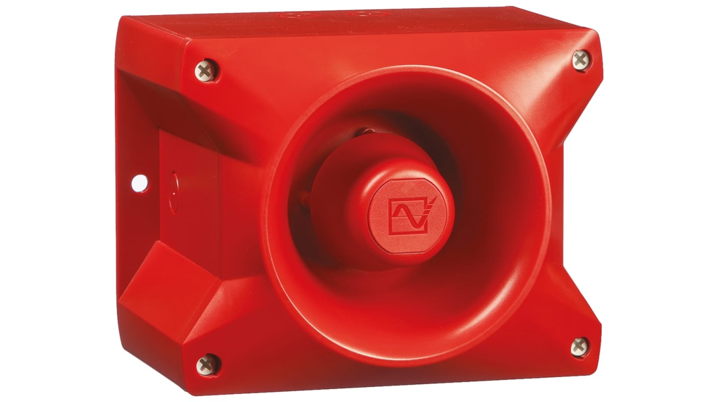 Pfannenberg PA 10  Elektronischer Signalgeber IP66 24 V dc 80-Ton Rot