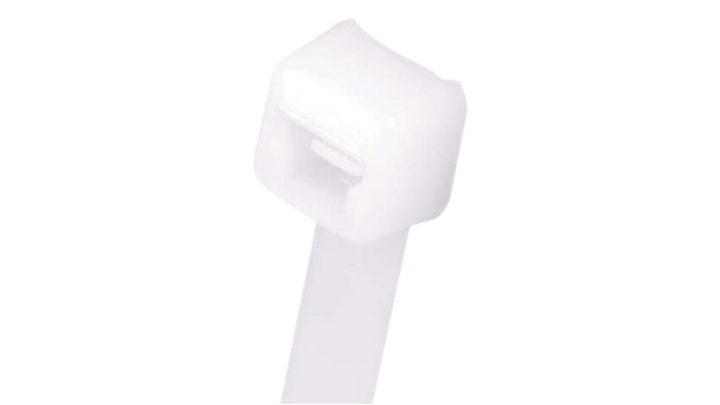 Panduit Cable Tie, Locking Cable Tie, 99mm x 2.5 mm, Natural Nylon, Pk-100