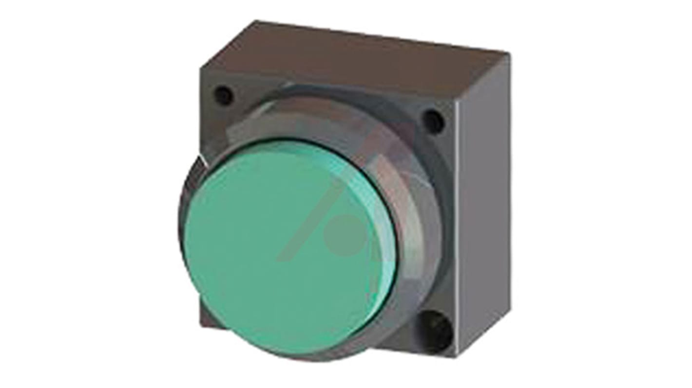 Siemens 3SB3 Series Push Button, Panel Mount, 22mm Cutout, IP66
