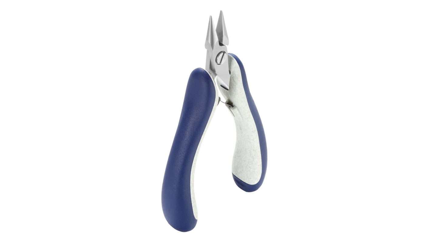ideal-tek E6022 Electronics Pliers, Long Nose Pliers, 135 mm Overall, Straight Tip, 20mm Jaw, ESD