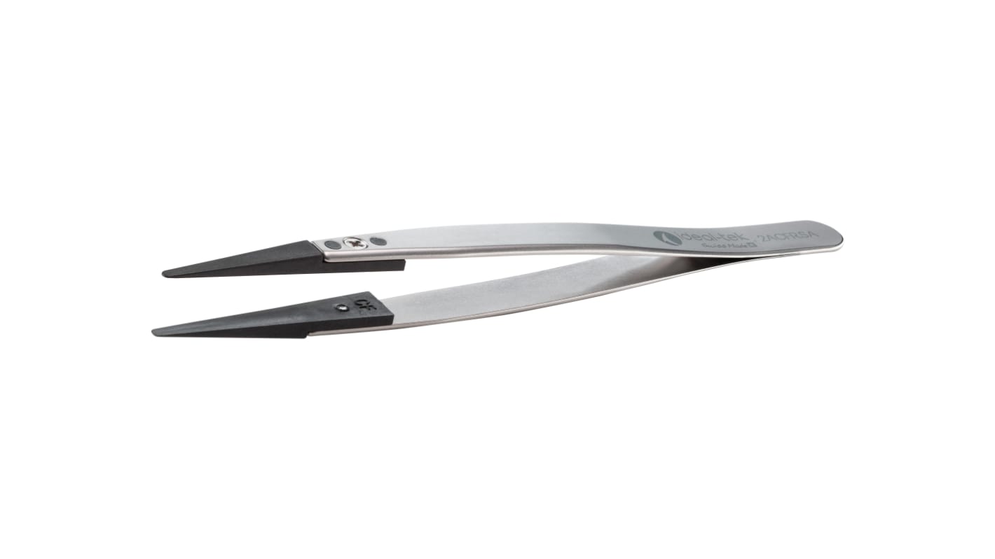 ideal-tek ピンセット, フラット; ラウンド, 2ACFR.SA.1 | RS ideal-tek ピンセット, フラット; ラウンド, 2ACFR.SA.1 | RS