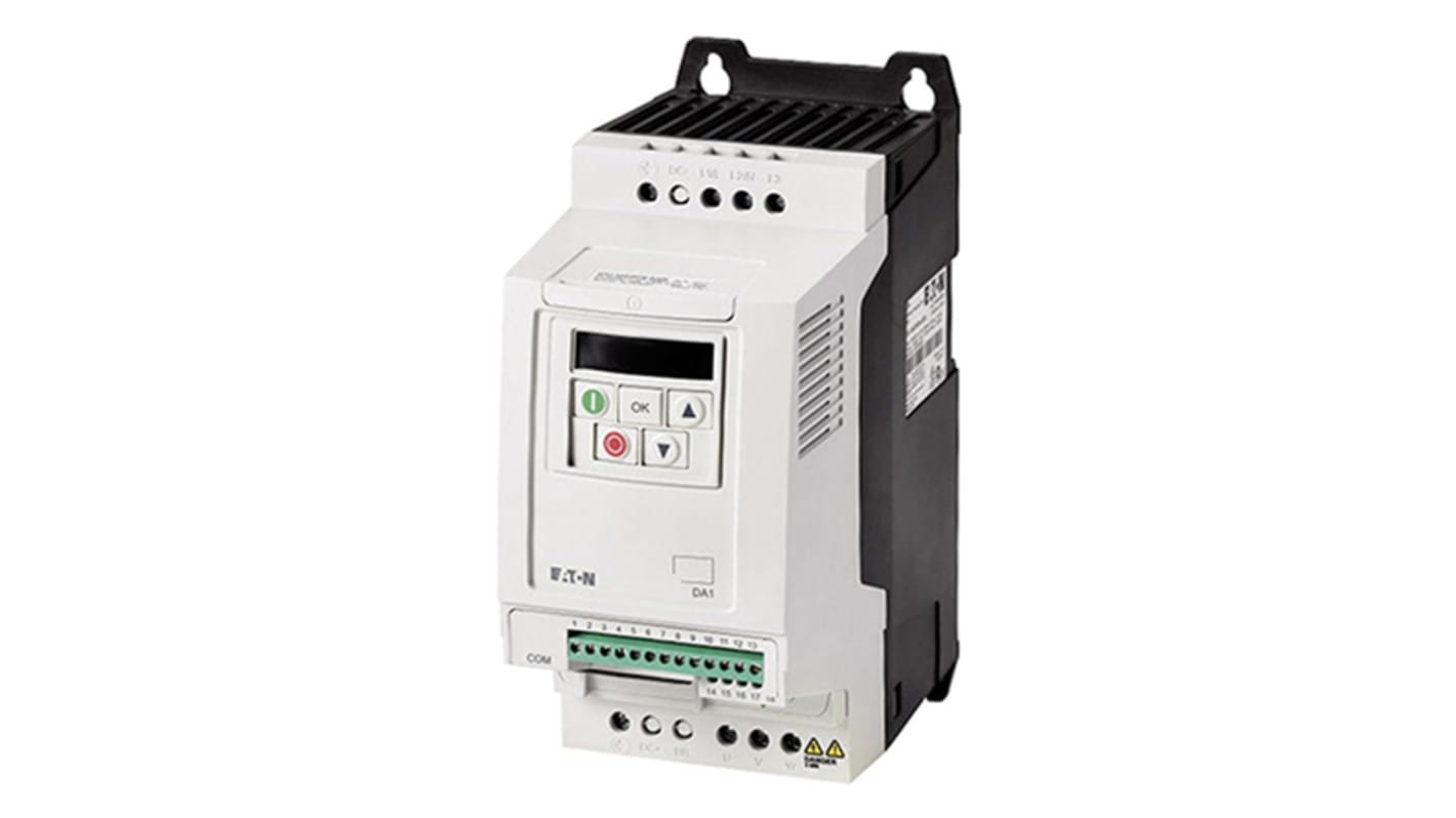 Variador de frecuencia Eaton serie Eaton Moeller, 4 kW, 230 V ac, 3 fases, 18 A, 0 → 500Hz, IP20, CANOpen