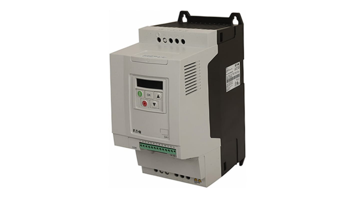 Variador de frecuencia Eaton serie Eaton Moeller, 2,2 kW, 230 V ac, 3 fases, 10,5 A, 0 → 500Hz, IP20, CANOpen