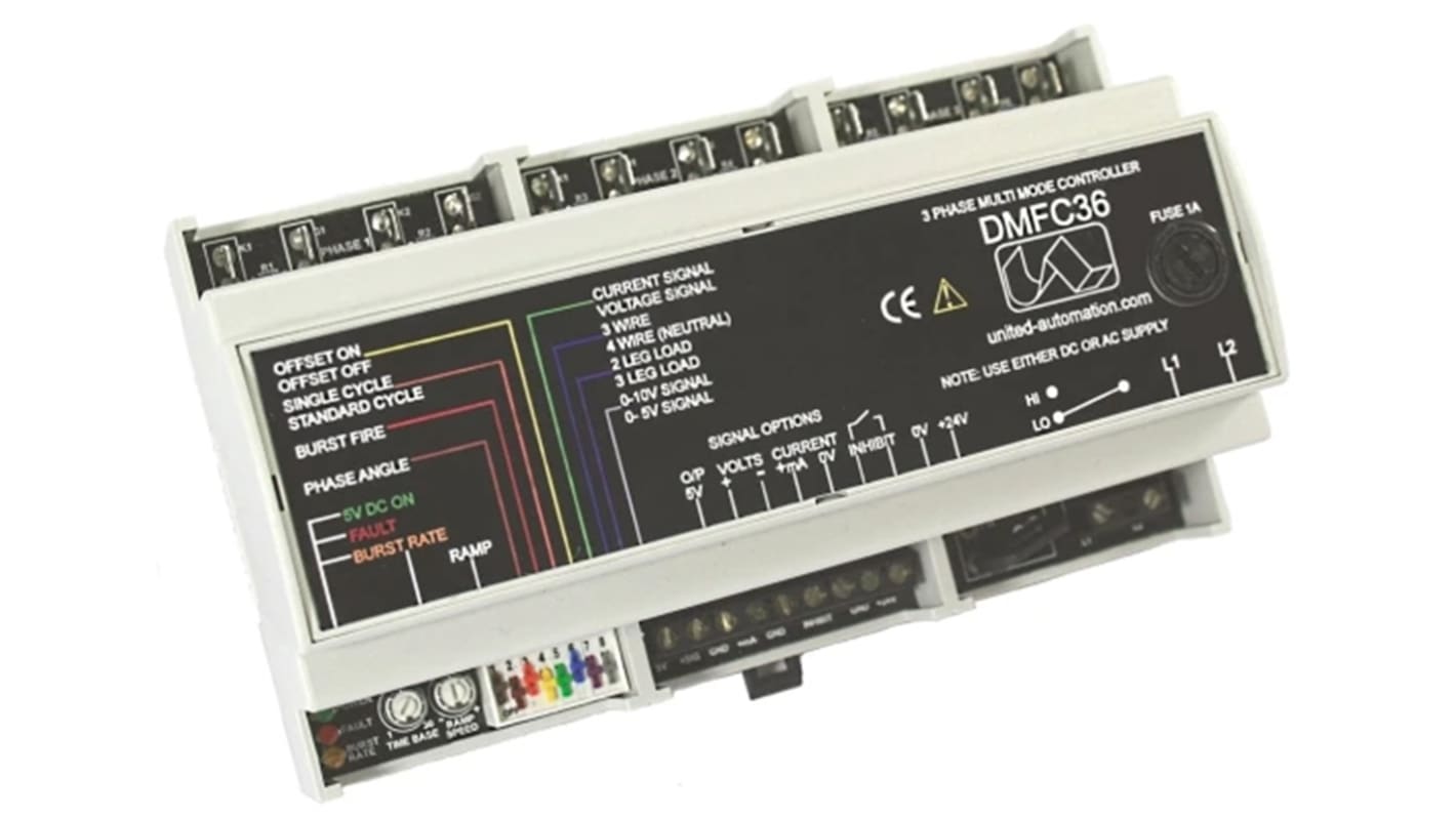 United Automation 晶闸管触发模块, DIN导轨安装