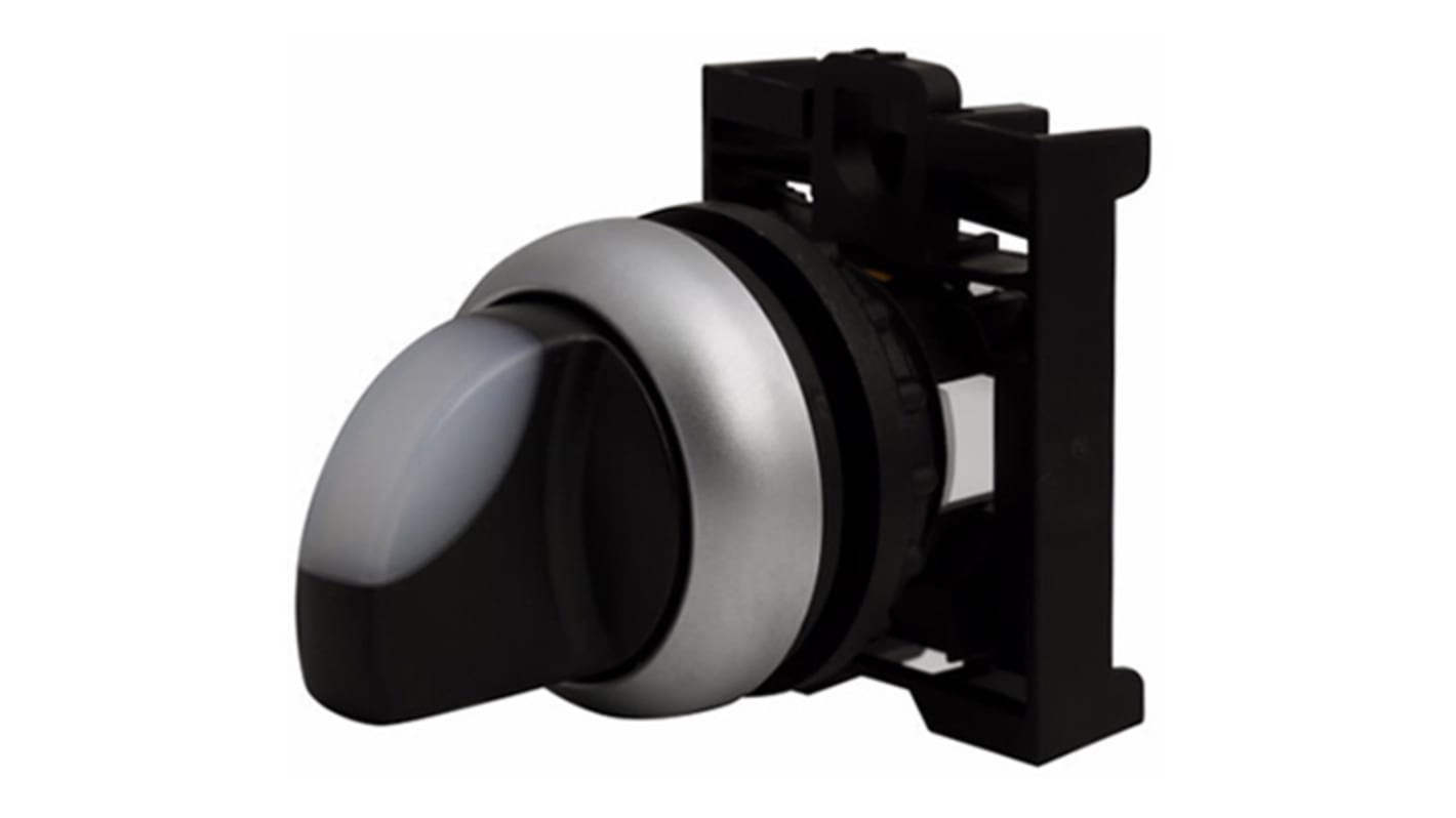 Eaton RMQ Titan Series 3 Position Selector Switch Head, 22mm Cutout, White Handle