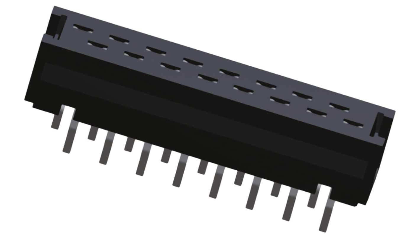 TE Connectivity 16-Way IDC Connector Plug for  Through Hole Mount, 2-Row