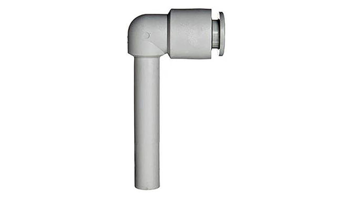 SMC KQ2 Series Elbow Tube-toTube Adaptor, Push In 6 mm to Push In 6 mm, Tube-to-Tube Connection Style