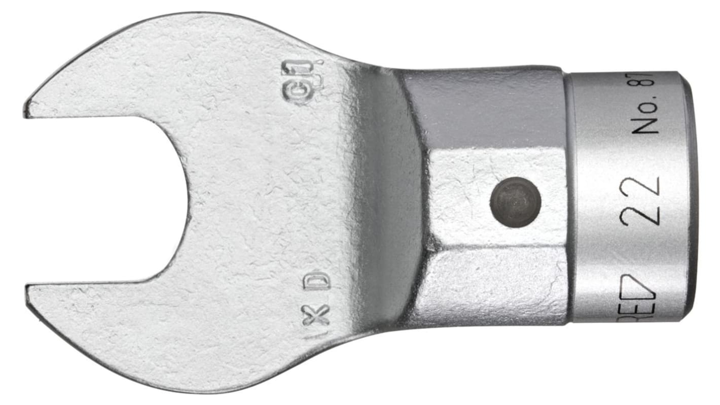 Gedore 8795 Series Hexagon Spanner Head, 24 mm, Chrome Finish