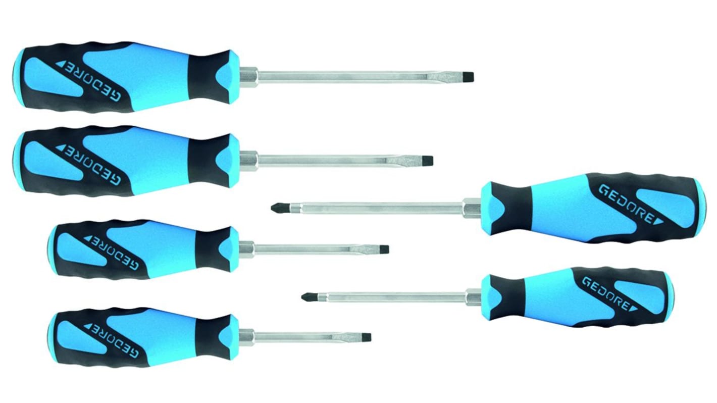 Gedore Phillips Screwdriver Set, 6-Piece