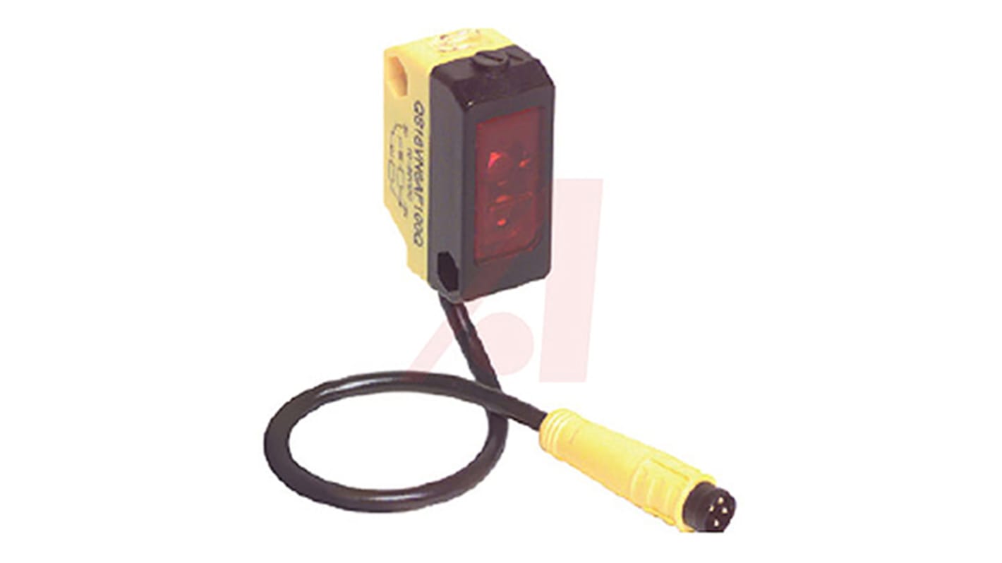Rs-Online Sensore fotoelettrico Rettangolare Banner a diffusione rilevamento 1 mm → 150 mm uscita PNP