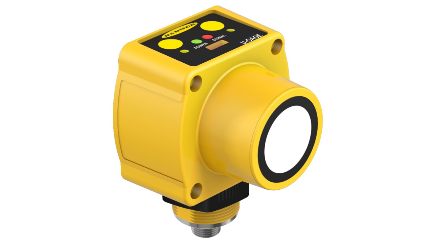 Rs-Online Sensore di prossimità a parallelepipedo Banner M12 rilevamento 8 m 10 → 30 V c.c