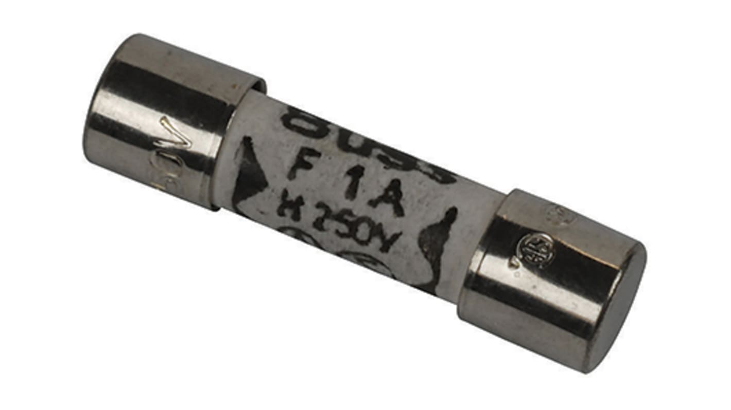Eaton 500mA Finsikring, Reaktionshastighed: F, 250V ac, 5 x 20mm