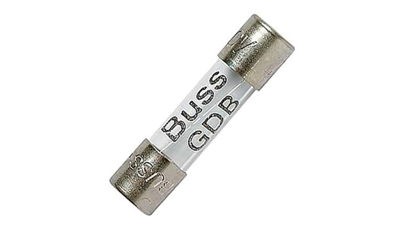 Eaton 500mA F Glass Cartridge Fuse, 5 x 20mm