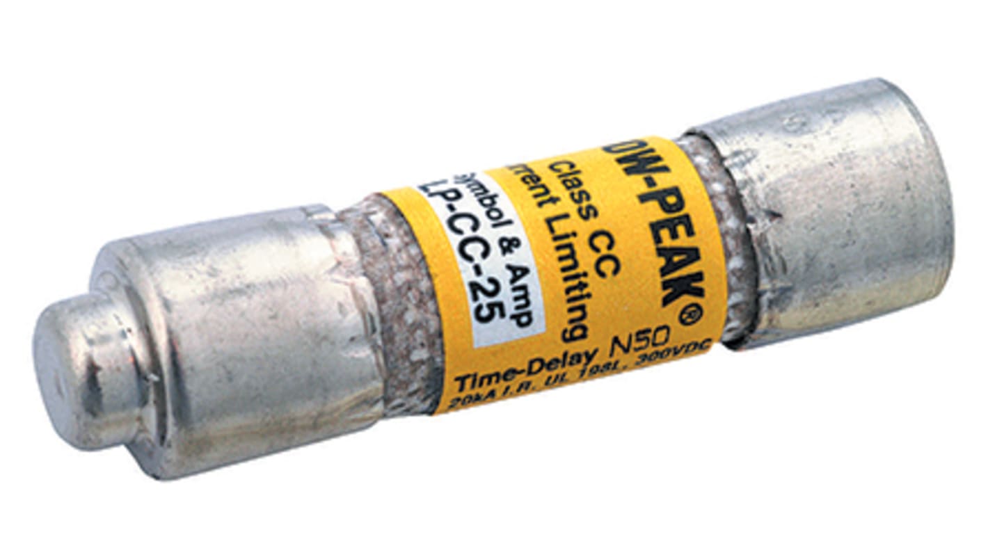 Cooper Bussmann 12A T Melamine Cartridge Fuse, 10 x 38mm