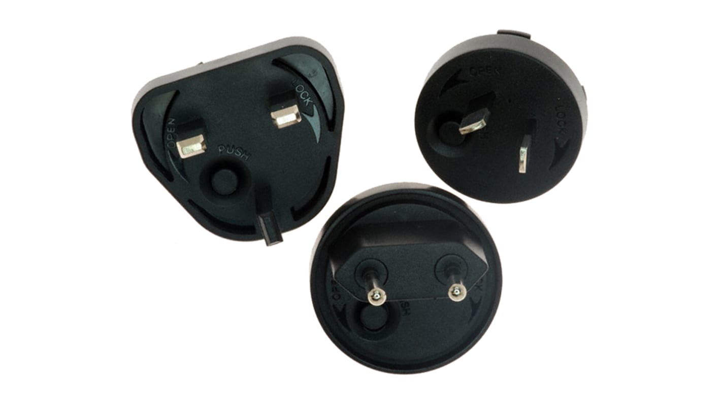 SL Power Interchangeable Plug Set, for use with PW Series Power Supply