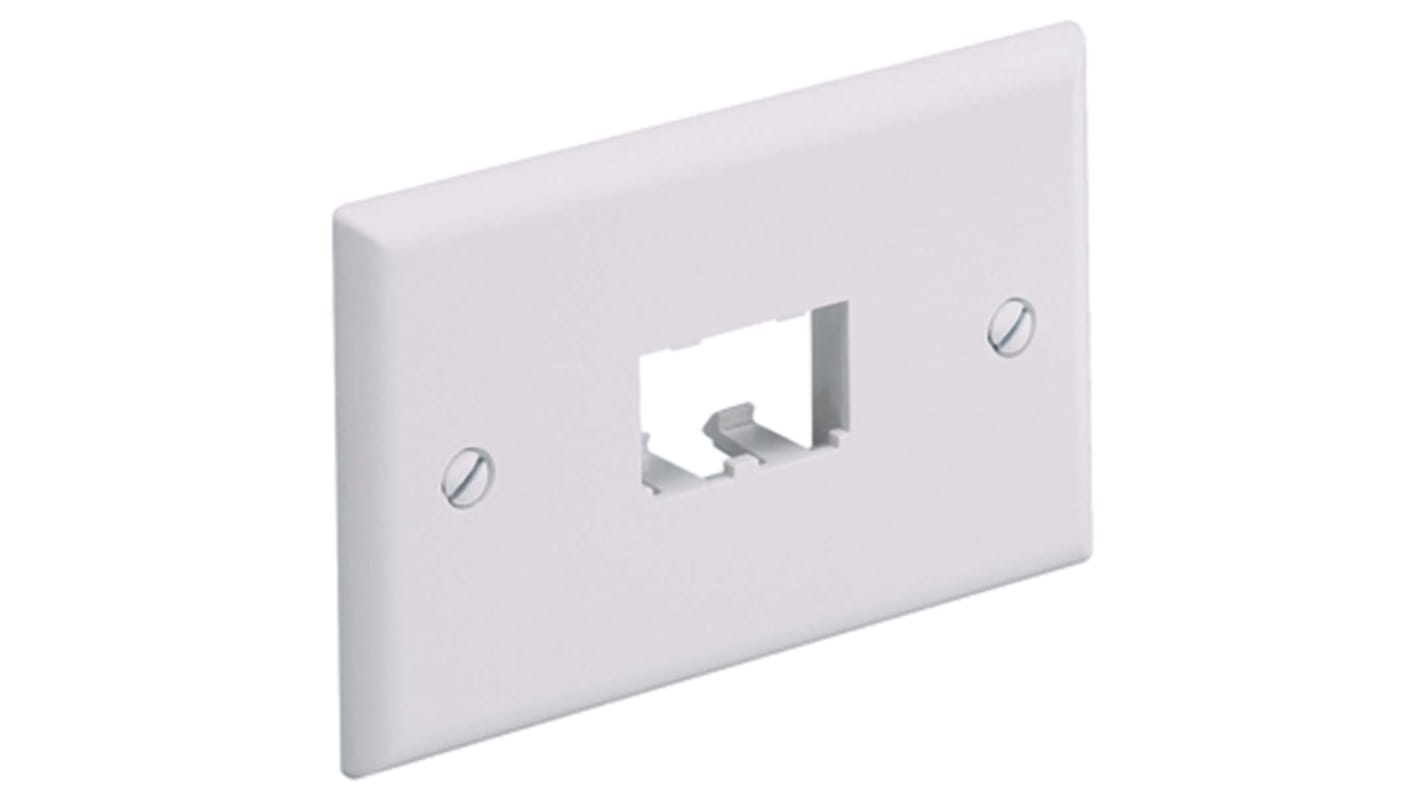 Panduit CFP Series, 2 Way Single Gang Faceplate,With STP, UTP Shield Type