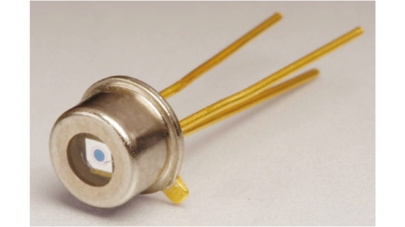 OSI Optoelectronics 1550nm光电二极管, 3p, TO-46封装, InGaAs, Φ5.4mm, 典型下降10ns, FCI-InGaAs系列