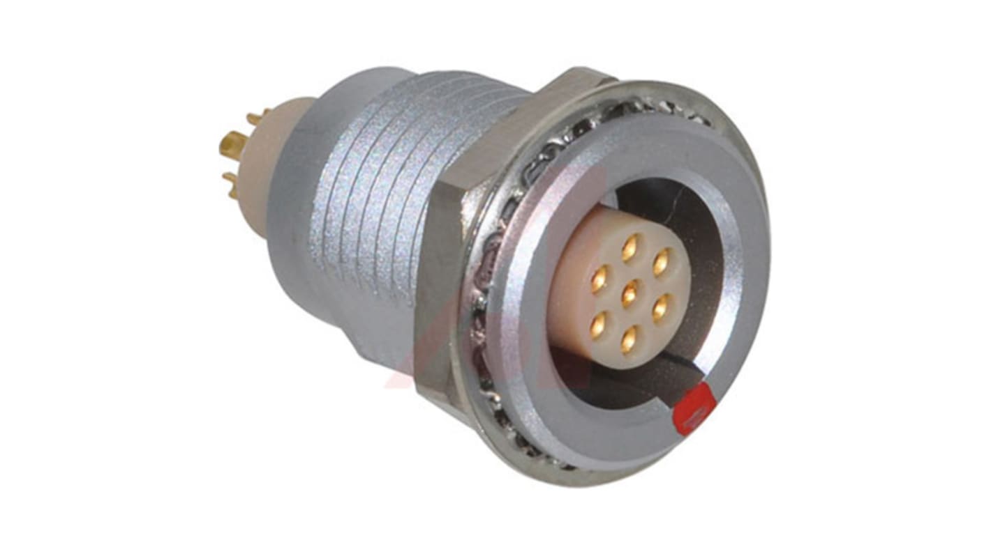 Souriau Connector, 7 Contacts, Panel Mount, Socket, Female, IP40, JBX Series