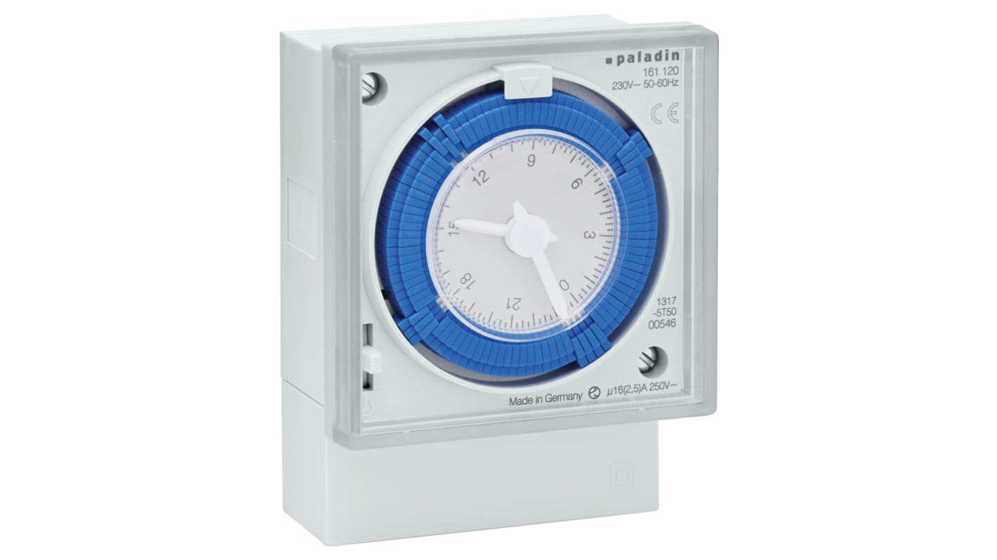 Muller Analogue DIN Rail Time Switch 115 V, 1-Channel