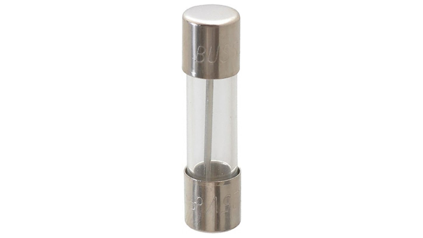 Eaton 10A F Glass Cartridge Fuse, 6.3 x 25mm