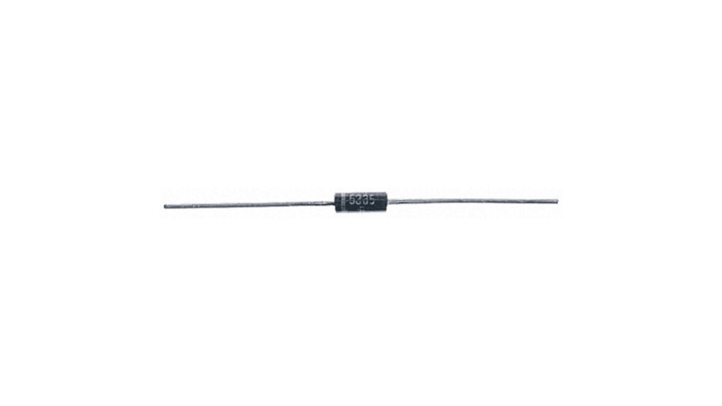 onsemi, 6.8V Zener Diode 5% 5 W Through Hole 2-Pin DO-15