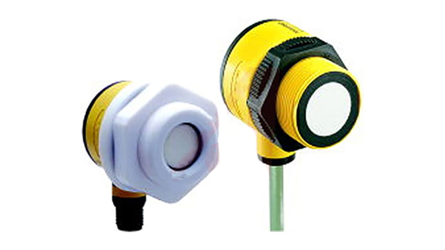 Banner Ultrasonic Barrel-Style Proximity Sensor, 150 → 1000 mm Detection, Analogue, PNP Output, 15 → 24 V