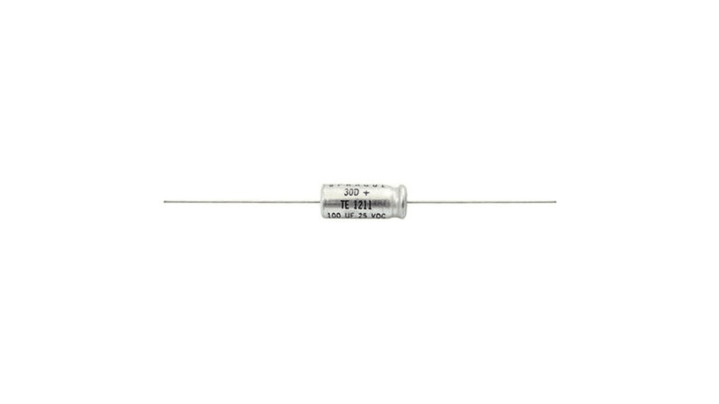 Vishay 50μF Aluminium Electrolytic Capacitor 50V dc, Axial, Through Hole - TE1307-E3