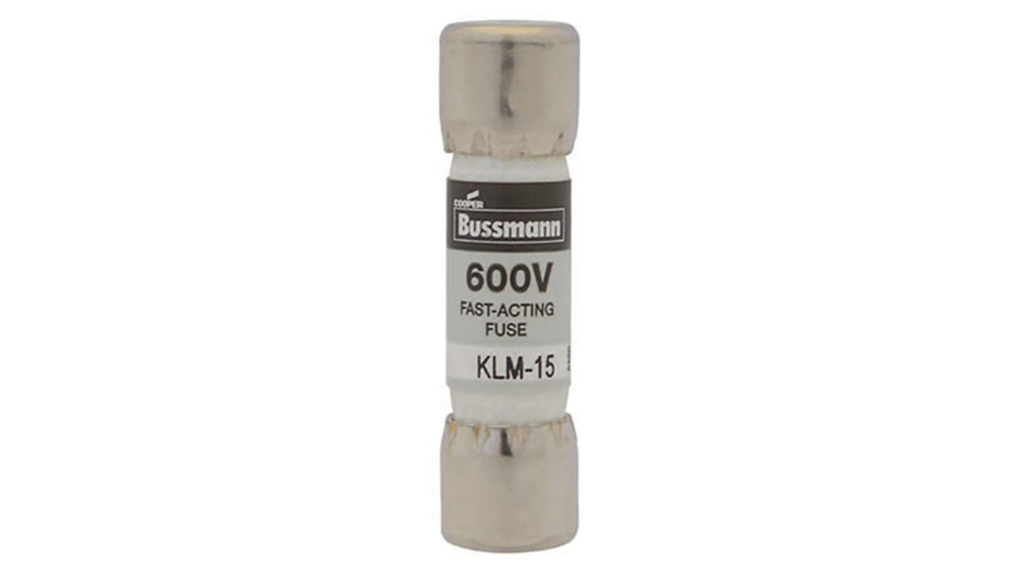 Eaton 2.5A F Melamine Cartridge Fuse, 10 x 38mm