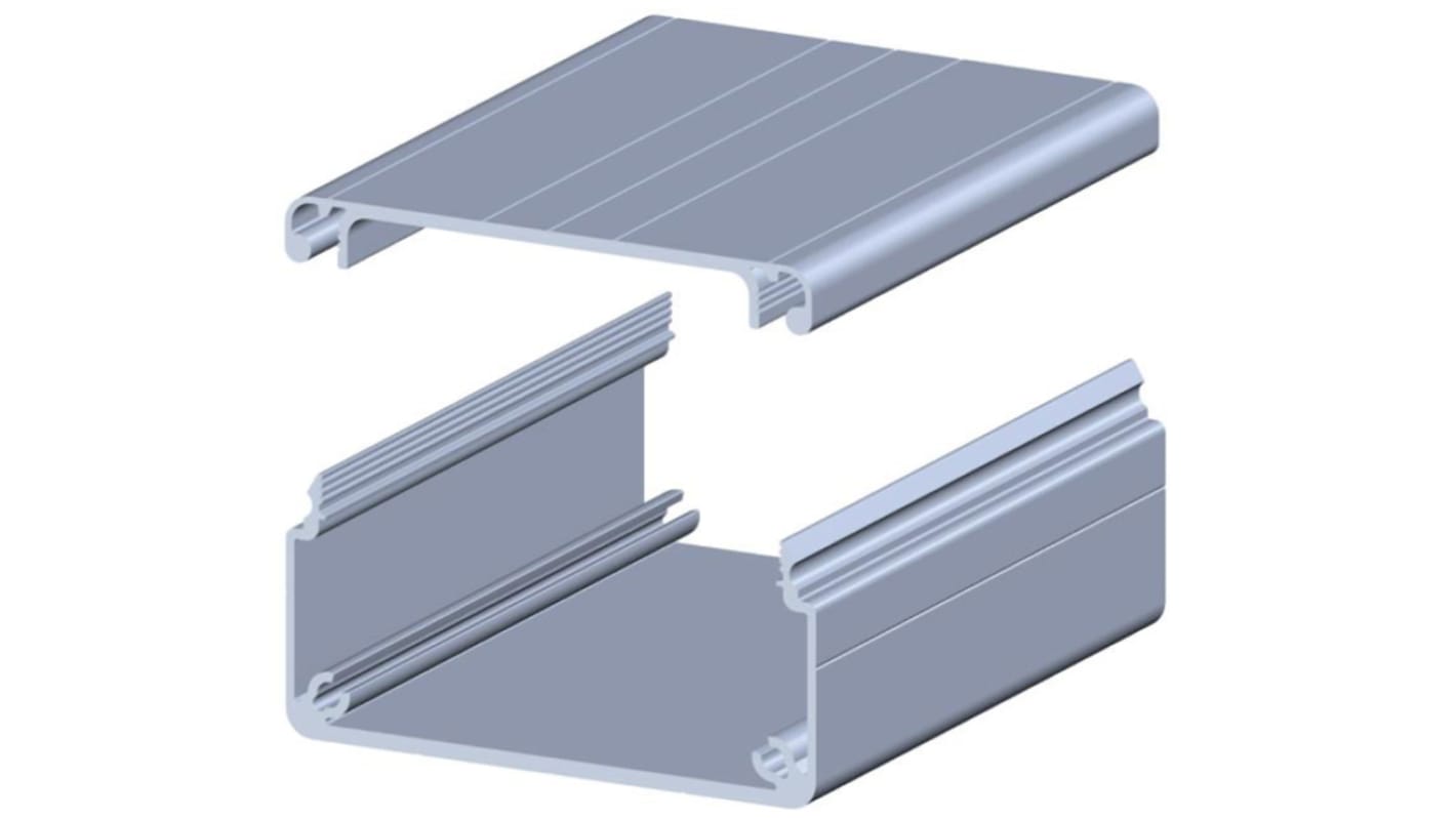 RS PRO Structural System Cable Management, 8mm GrooveSlot 40 x 80 68mm Internal Width 35mm Internal Height, 2m L