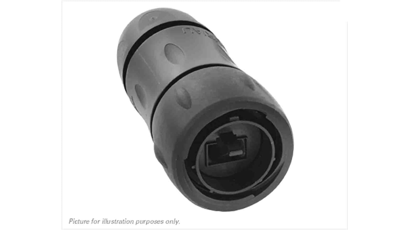 Souriau UTS Series Male RJ45 Connector, Cable Mount