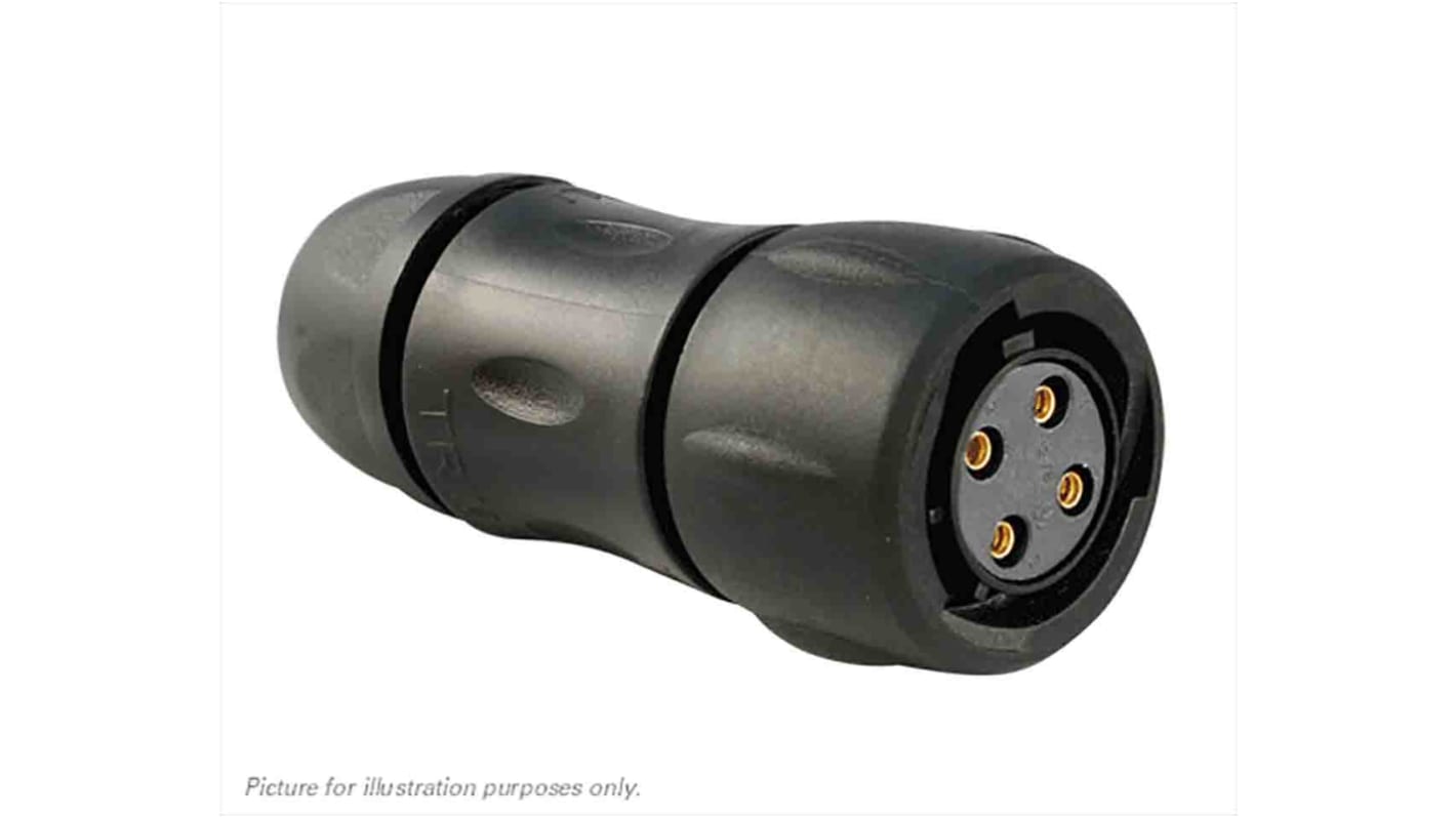 Souriau Sunbank by Eaton Circular Connector Contact, 4 Contacts, Cable Mount, UTS Series