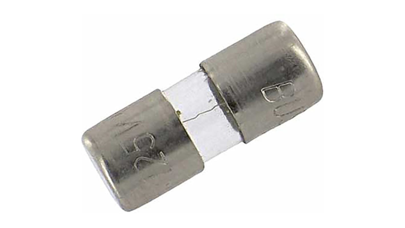 Eaton 500mA F Glass Cartridge Fuse, 6.4 x 15.9mm