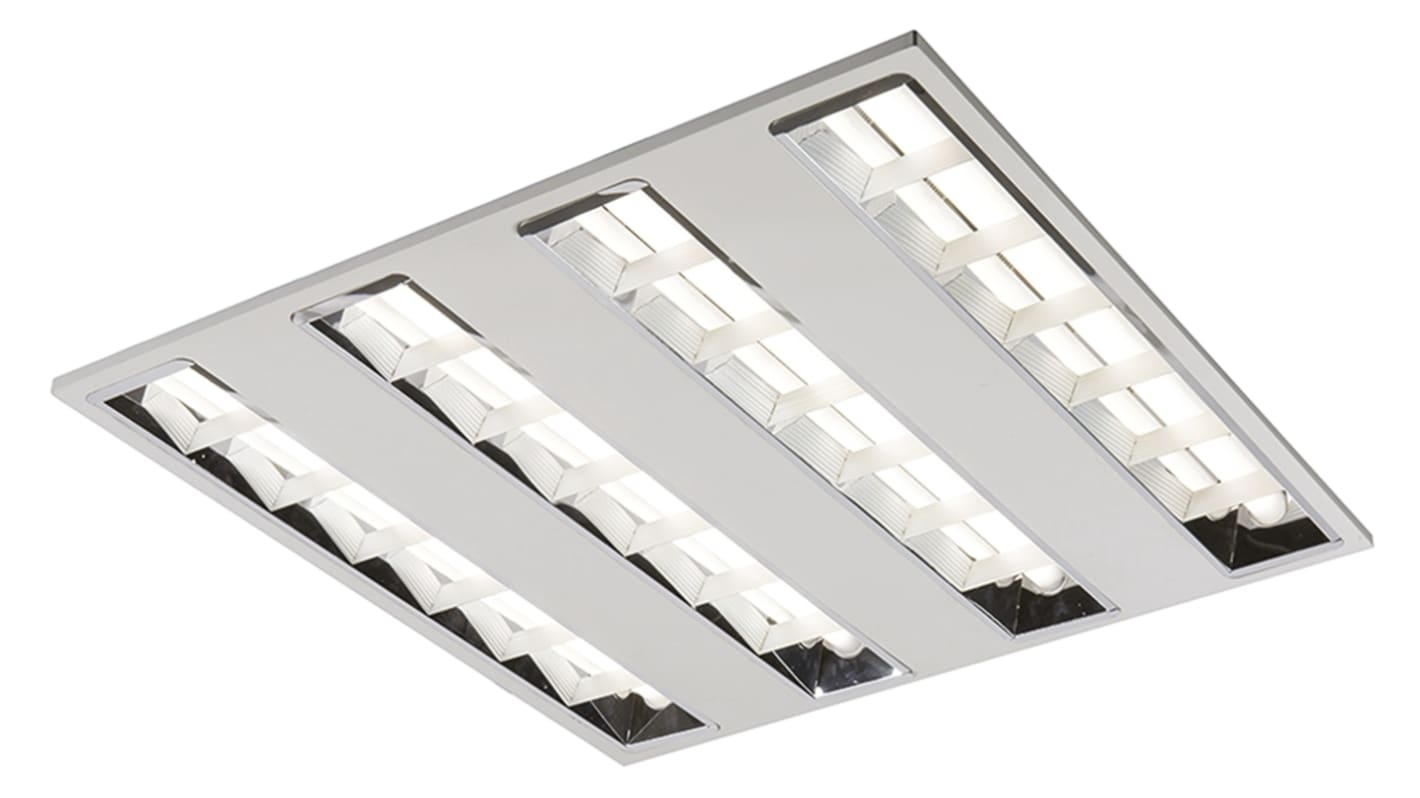 RS PRO 42 W Square Ceiling Light, Cool White, L 595 mm W 595 mm