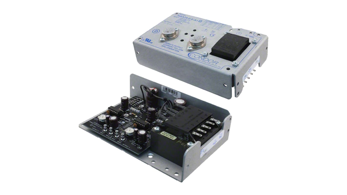 Alimentation linéaire Montage panneau, Vin 240V c.a., Vout 5 V, 12 → 15 V, -12 → 15 V, Iout 2 A, 400 mA