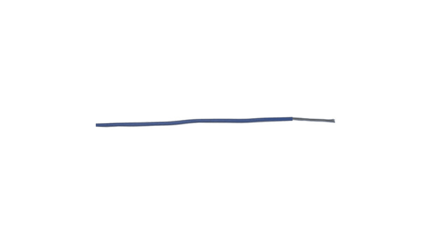 RS PRO Blue 0.22mm² Hook Up Wire, 24 AWG, 7/0.2 mm, 250m, PVC Insulation
