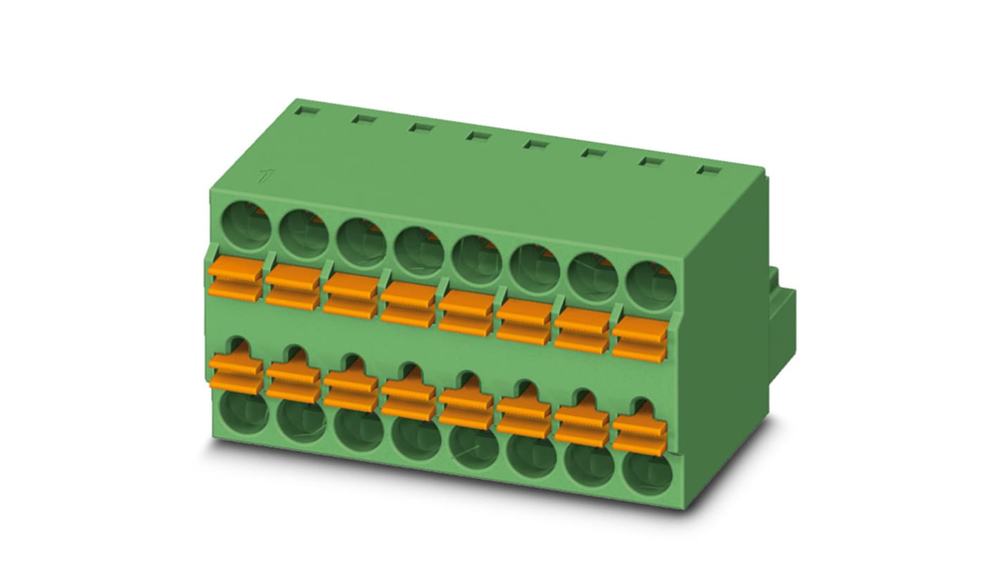 Phoenix Contact TFMC 1.5/ 5-ST-3.5 Steckbarer Klemmenblock Steckverbinder 5-Kontakte 3.5mm-Raster