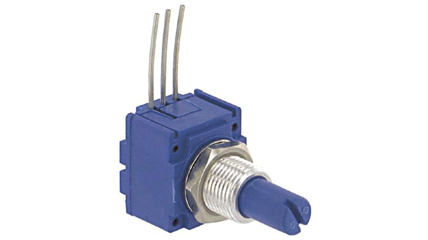 Bourns 91 100kΩ Linear Potentiometer, Panel Mount (Through Hole), 91A1A-B24-B20L