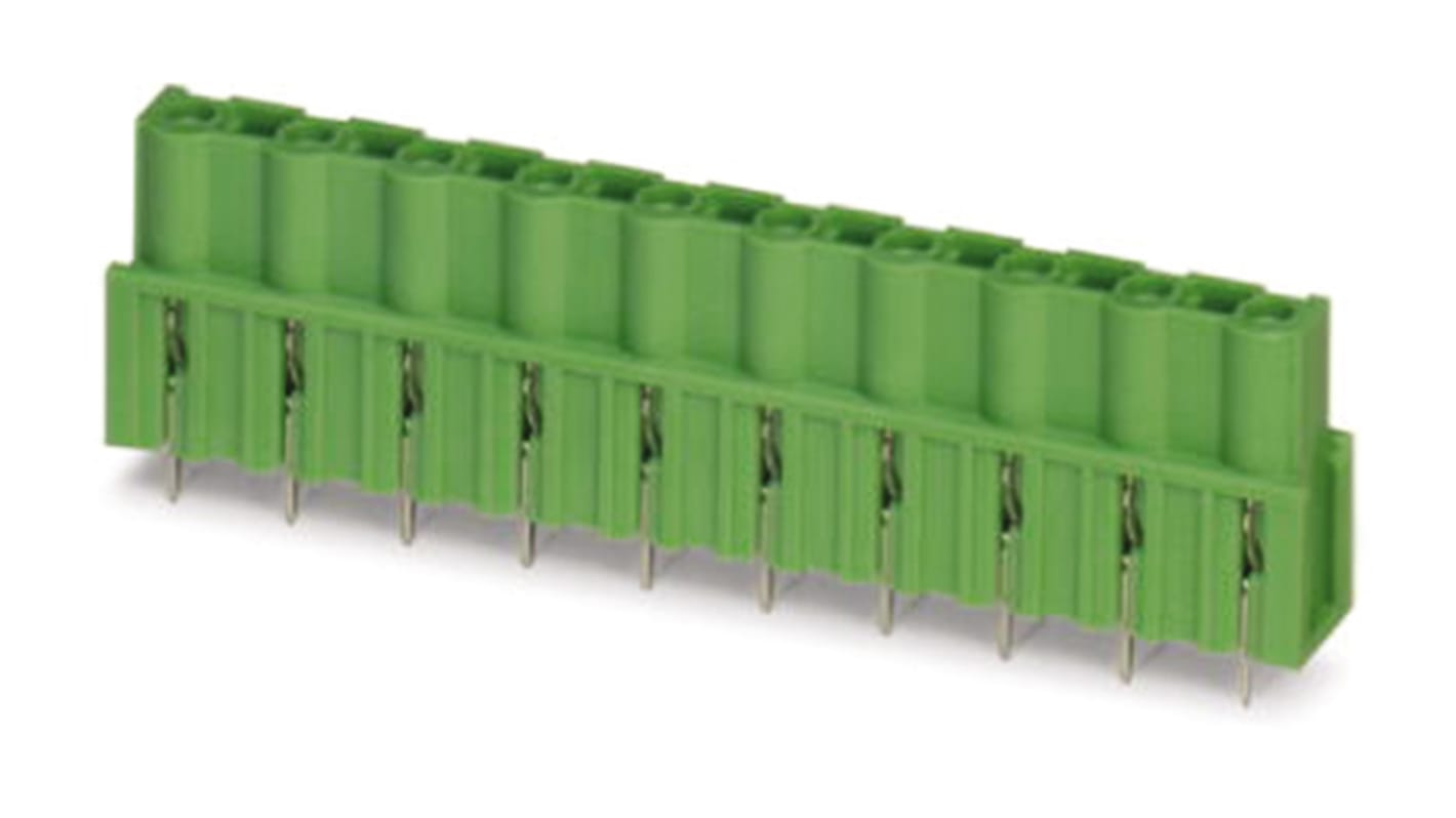 Phoenix Contact, 7.62mm Pitch, COMBICON Control, 5 Way, , Pluggable Terminal Block, Inverted Header, Through Hole,