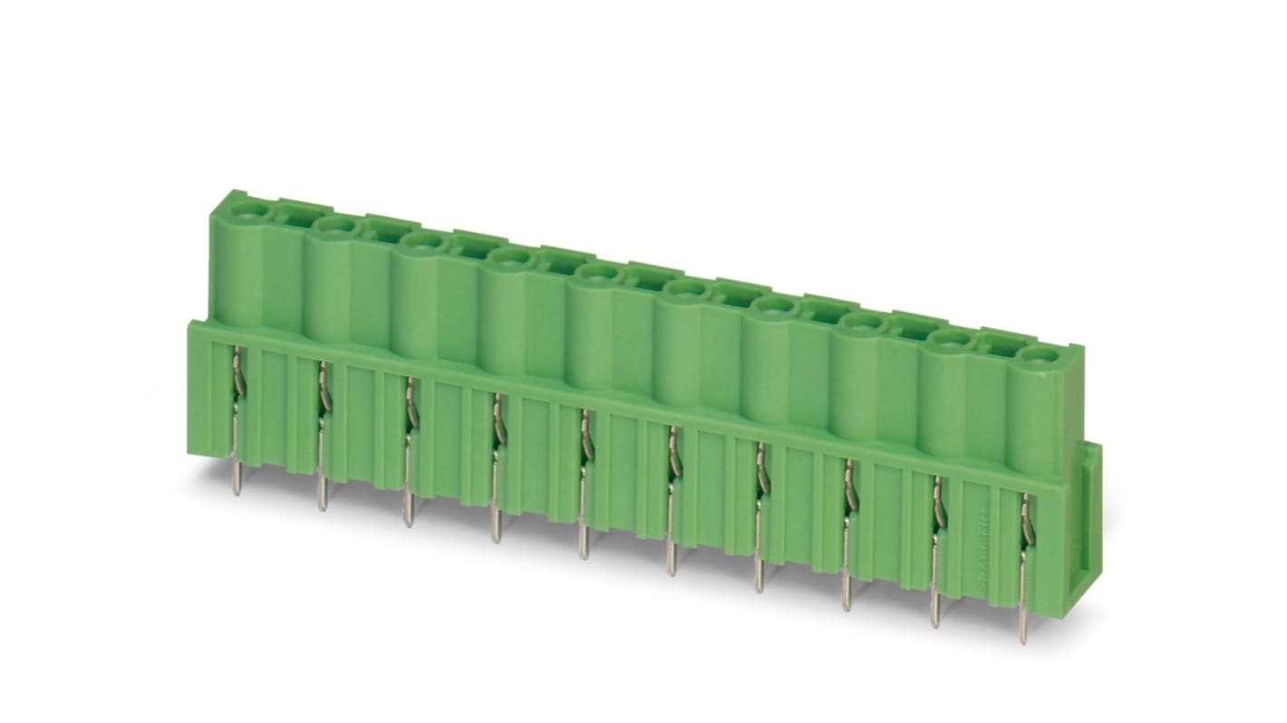 Phoenix Contact, 7.62mm Pitch, COMBICON Control, 11 Way, , Pluggable Terminal Block, Inverted Header, Through Hole,