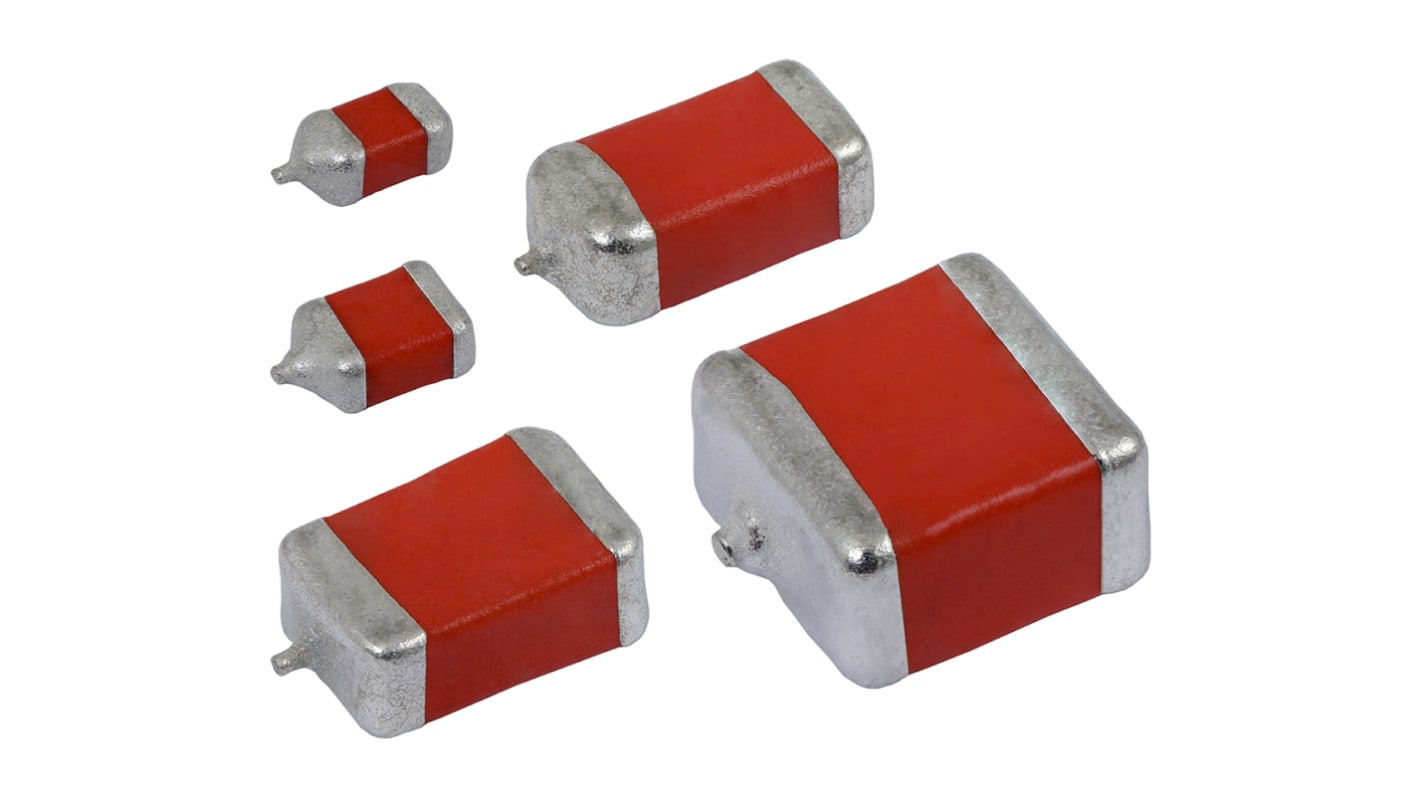 Vishay 100μF MnO2 Tantalum Capacitor 20V dc, 595D Series