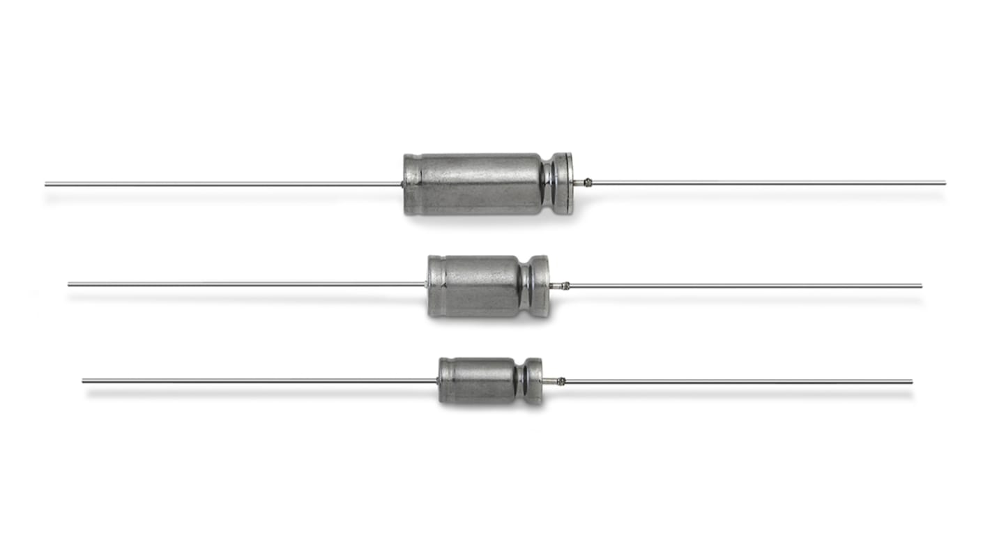 Vishay 10μF Wet Tantalum Capacitor 125V dc, T16 Series