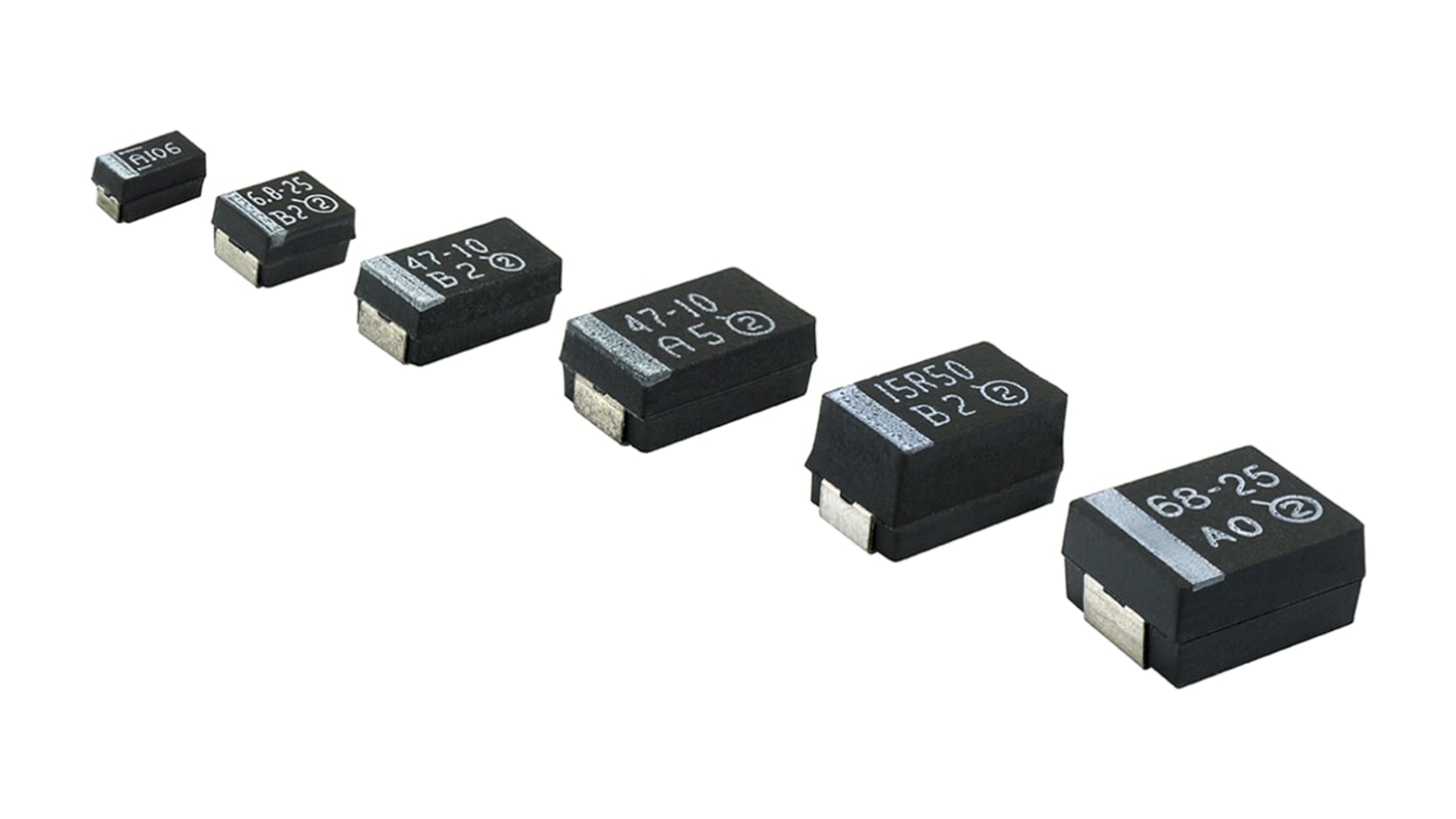 Vishay 68μF MnO2 Tantalum Capacitor 20V dc, TR3 Series