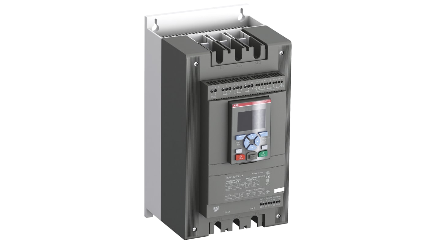 ABB Soft Starter, Soft Start, 75 kW, 208 → 600 V ac, 3 Phase, IP00, IP20