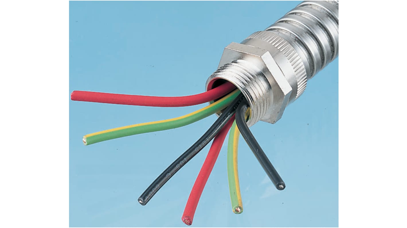 Kopex ステンレス 電線管 ・ コンジットチューブ, 20.2mm 外径 (17mm), 15m, IP40, フレキシブル
