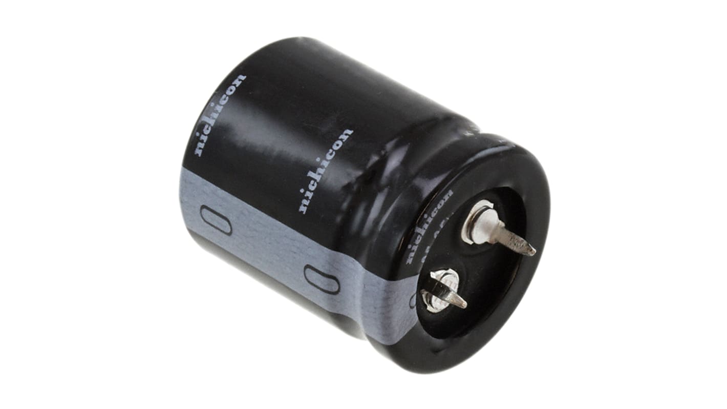 Condensatore Nichicon, serie LS, 10000μF, 25V cc, ±20%, +85°C, Ad innesto