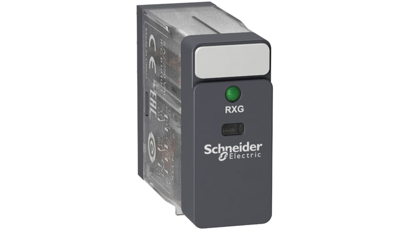 Schneider Electric Plug In Power Relay, 12V dc Coil, 10A Switching Current, SPDT