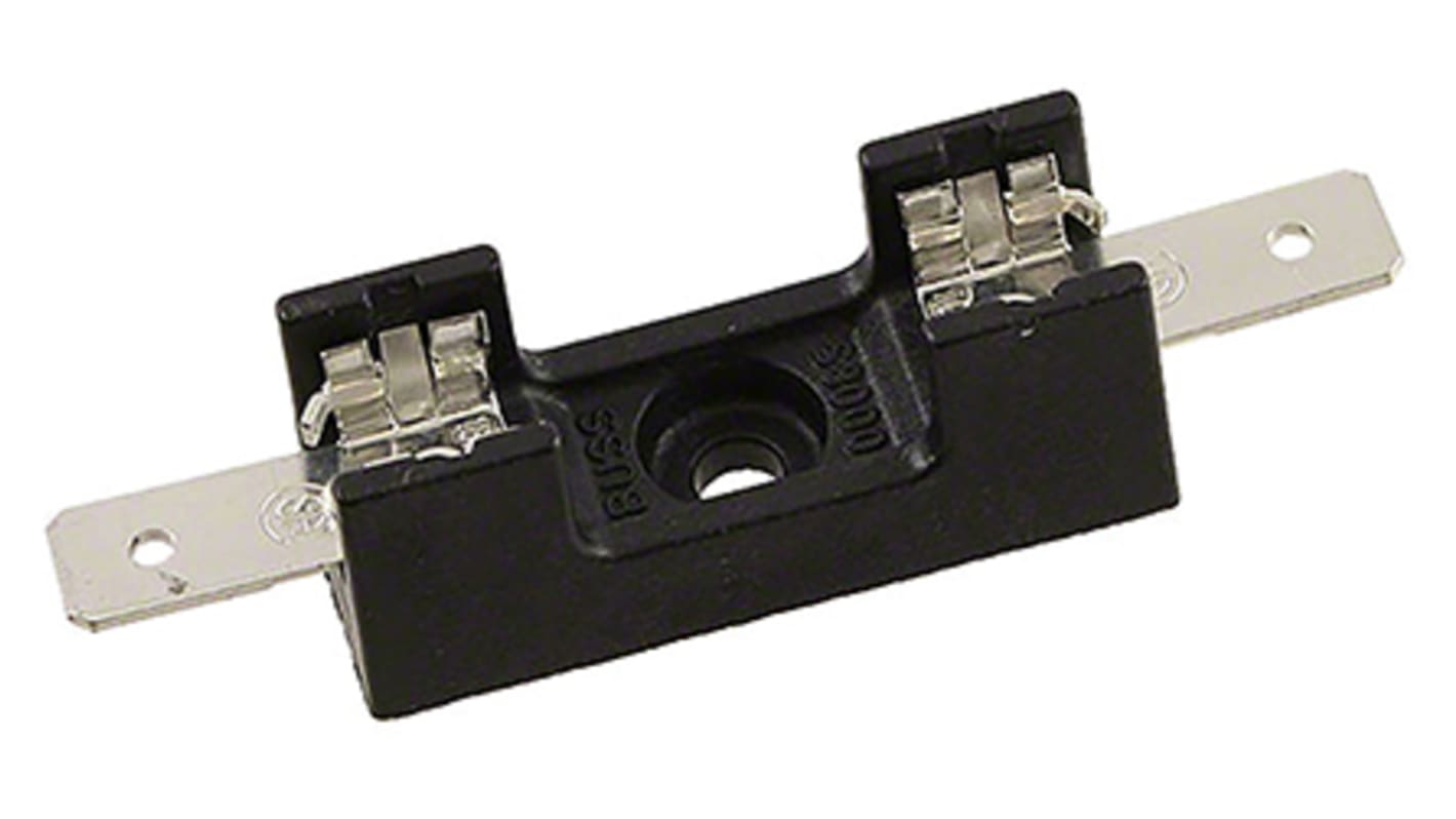 Portafusibles Eaton, tamaño 6.3 x 32mm, 20A, Montaje en Perno 300V ac/dc