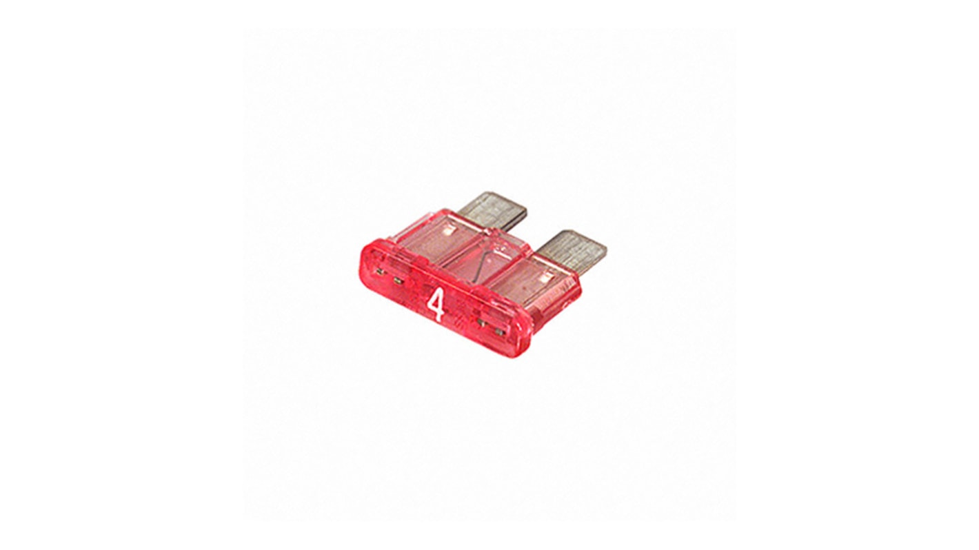 Eaton Bussmann Series 4A Pink Blade Car Fuse, 32V dc